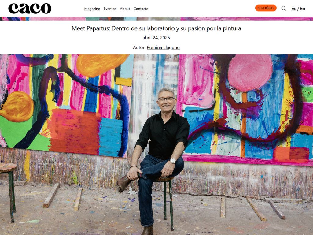 ARMA GALLERY - Contemporary Art - Caco - Interview Papartus