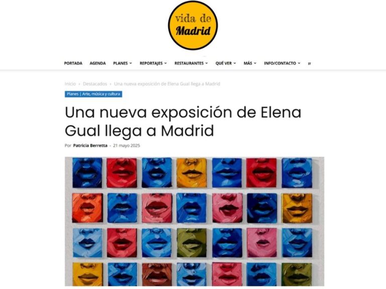 ARMA GALLERY - Contemporary Art - Elena Gual - Solo Show - Madrid - Artist - Vida de Madrid