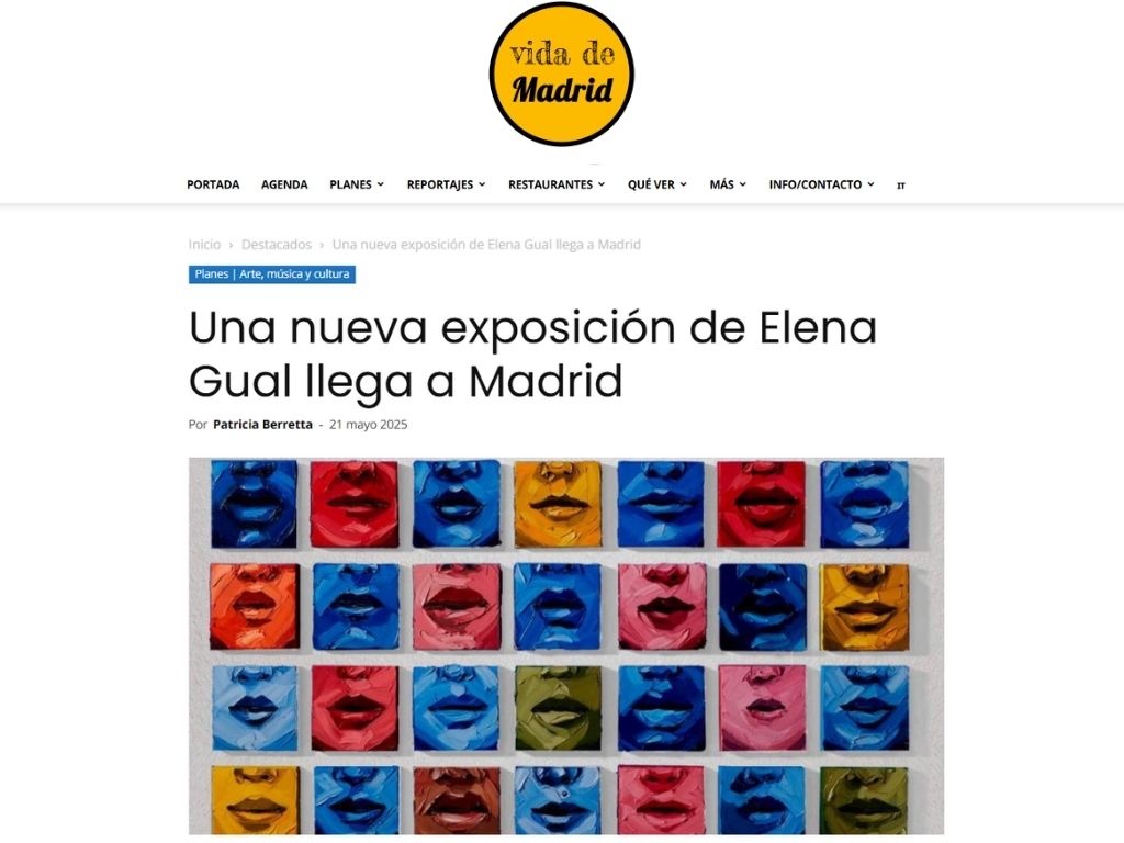 ARMA GALLERY - Contemporary Art - Elena Gual - Solo Show - Madrid - Artist - Vida de Madrid