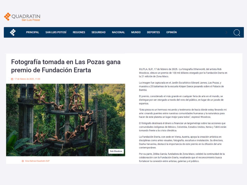 ARMA Gallery - Contemporary Art - Erarta Prize - Maco 2025 - Rob Woodcox - Winner - Quadratin