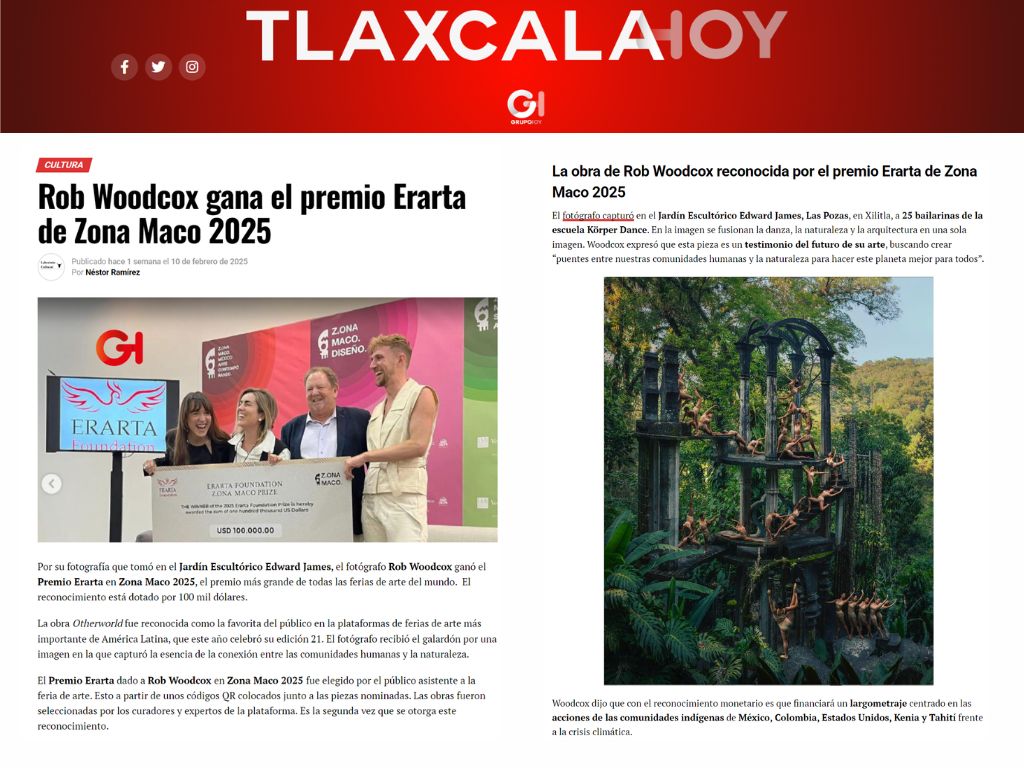 ARMA Gallery - Contemporary Art - Erarta Prize - Maco 2025 - Rob Woodcox - Winner - TLAXCALA HOY