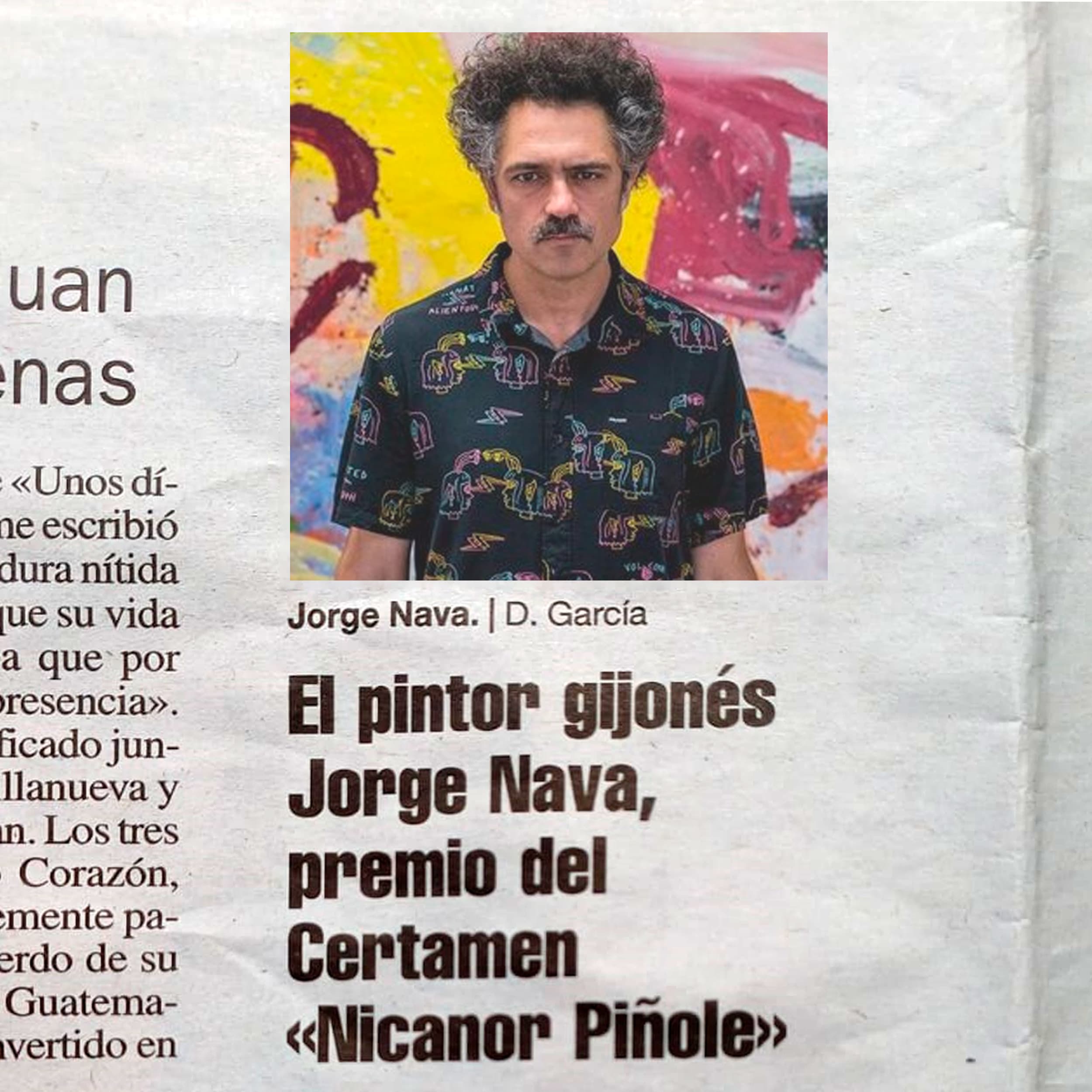 ARMA GALLERY - Contemporary Art - Madrid - Press - Jorge Nava - Award - National Painting Contest Nicanor Piñole - 01