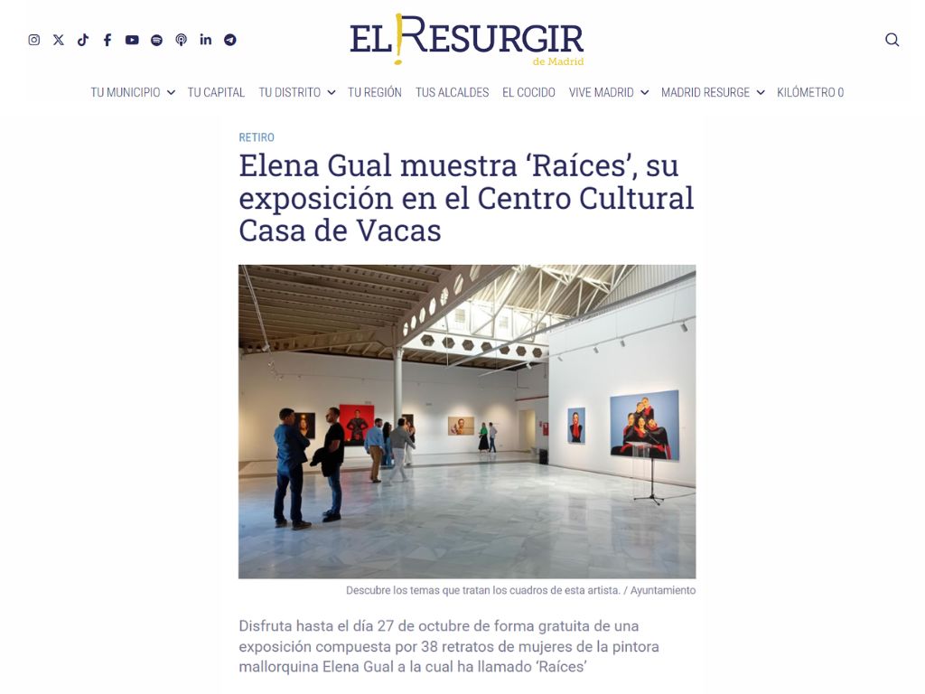 Arma Gallery - Contemporary art - Press - Elena Gual - Raíces - El Resurgir