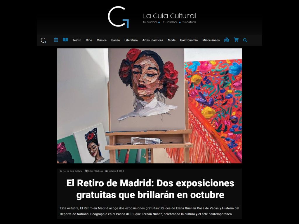 Arma Gallery - Contemporary art - Press - Elena Gual - Raíces - La Guía Cultural